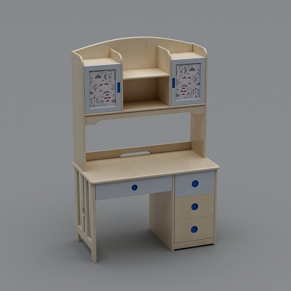 松堡王国  SP-A-DT033M书桌书架 儿童家具