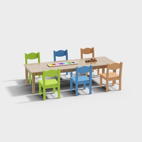 Children's desk and chair combination