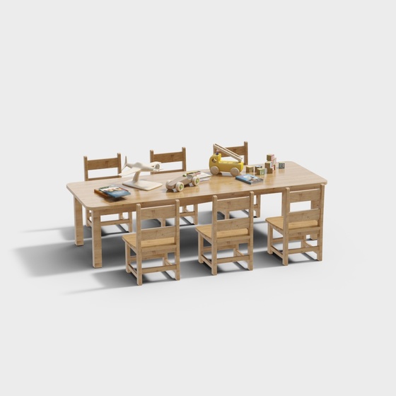 Children's desk and chair combination