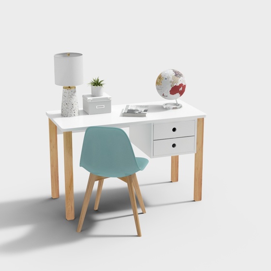 Children's desk and chair combination