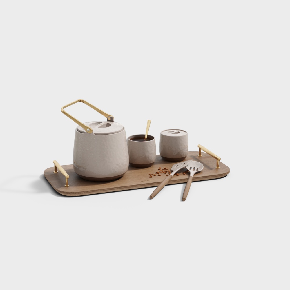现代茶具组合