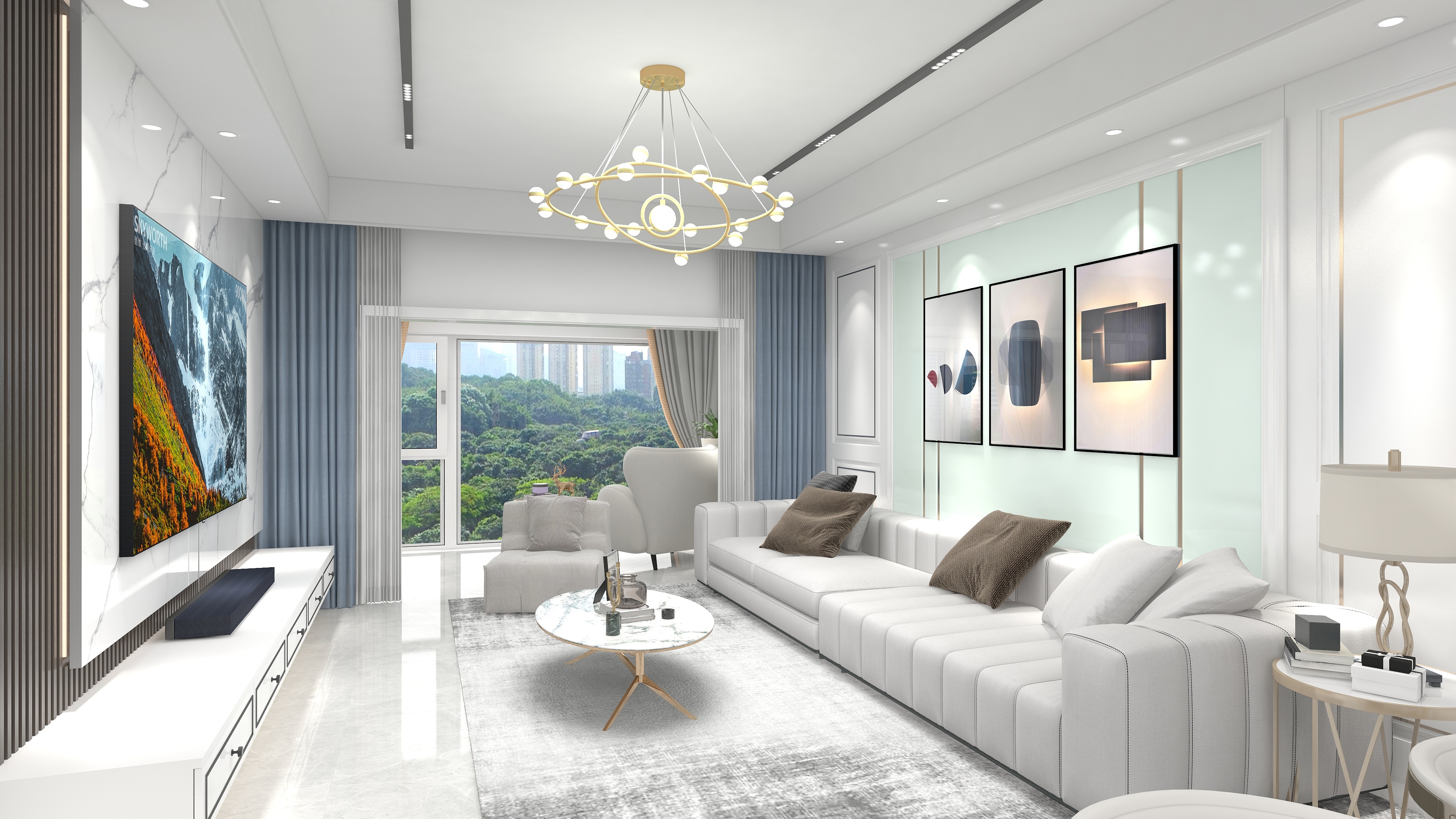 王首义-玖珑山-126平米《现代》-装修设计方案