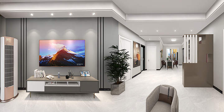 设计师牧尘cl-森鑫华府13-2-304-装修设计方案