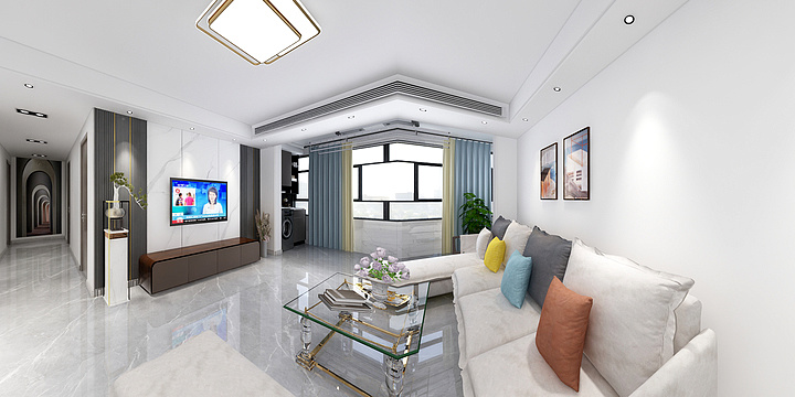 未来空间科技整装-凯翔春天25-1-701-装修设计方案