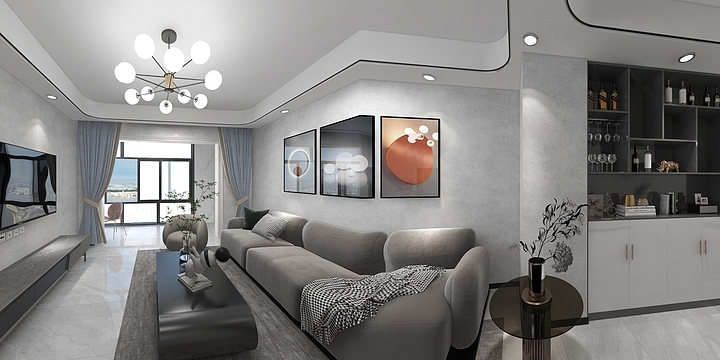 九鼎装饰MRjT-东辰丽景02户型季总-装修设计方案