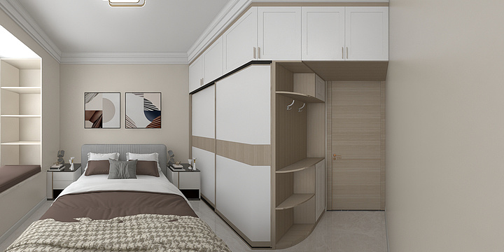 全屋一站式整装-89户型效果图.-装修设计方案