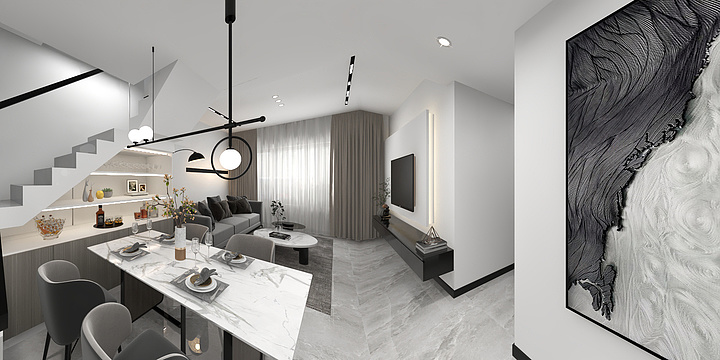 设计师jadyn-松江上叠秦先生.dwg-副本-装修设计方案