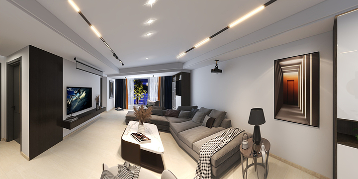 深圳市粤皓装饰设计工程有限公司-同创九著院1栋A单元302郭总-装修设计方案