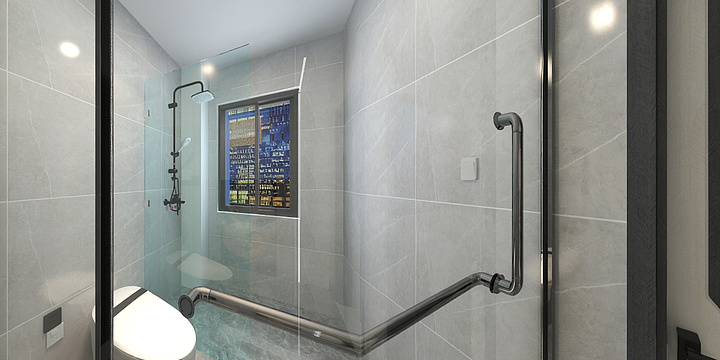 鹤壁木子装饰-我家俏江南6号楼2单1801现代风格-装修设计方案