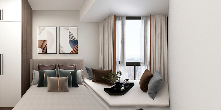 小潘装饰公司-盈彩美居81㎡3室-装修设计方案