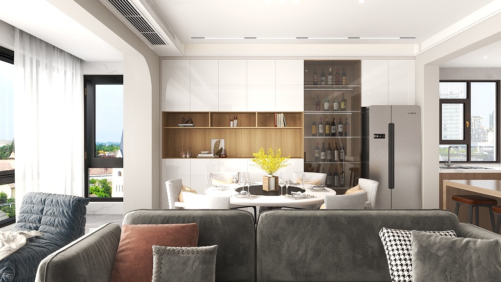 设计师Alisa-诸暨云镜C18-3-302-装修设计方案