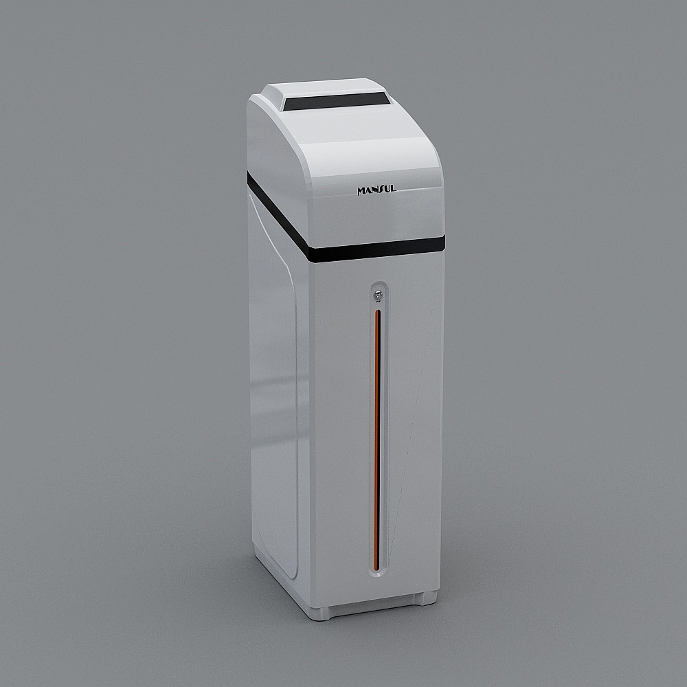 现代净水器洗衣机3D模型