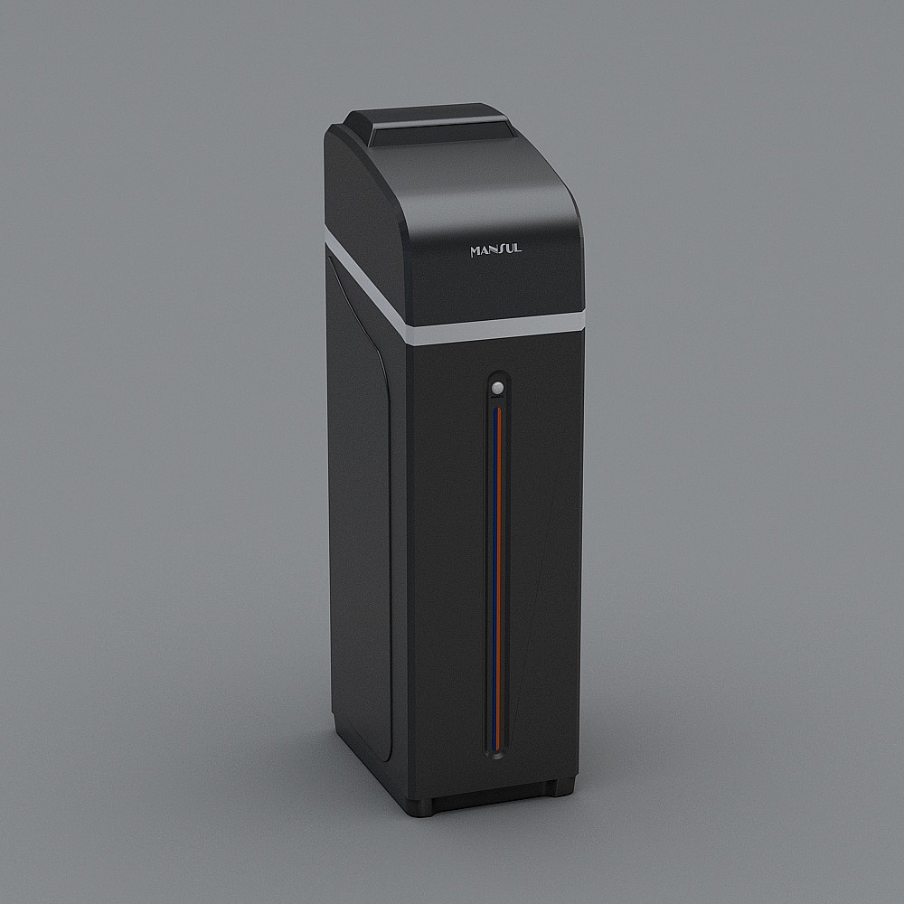 现代净水器洗衣机3D模型