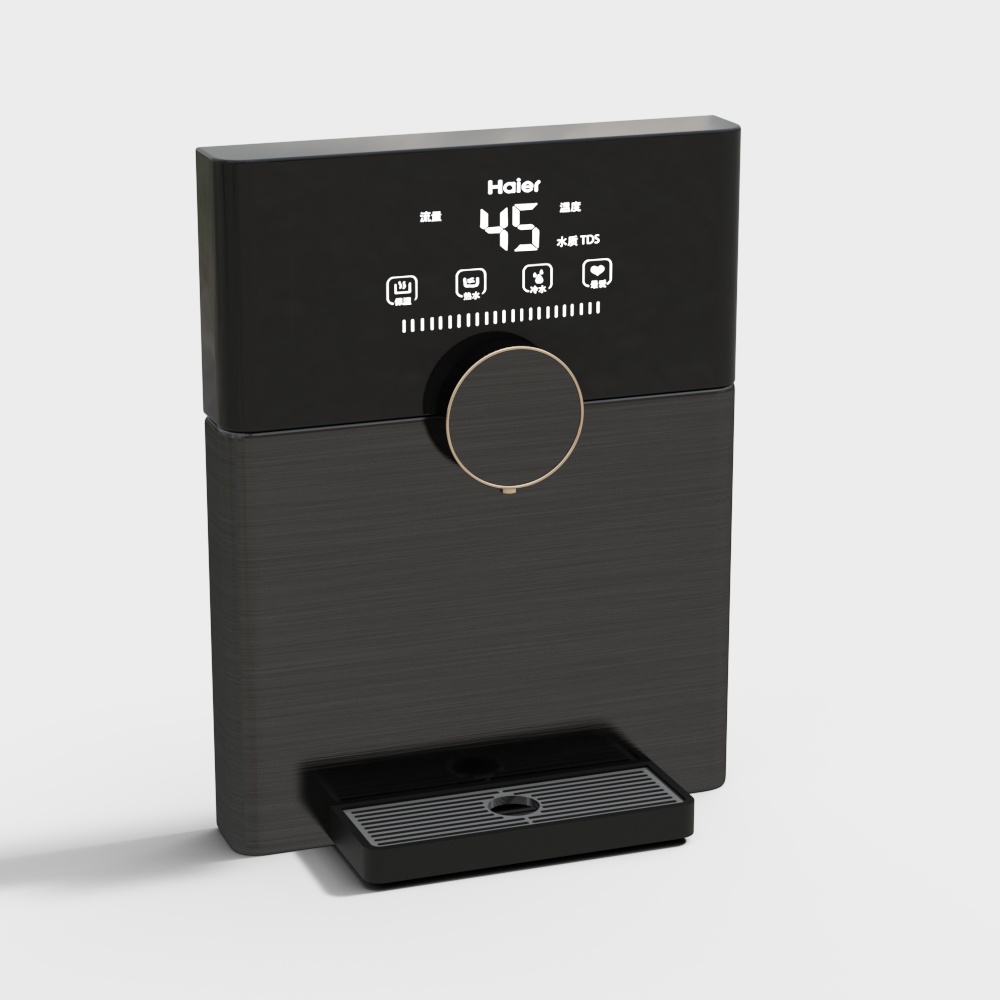 现代净水器3D模型
