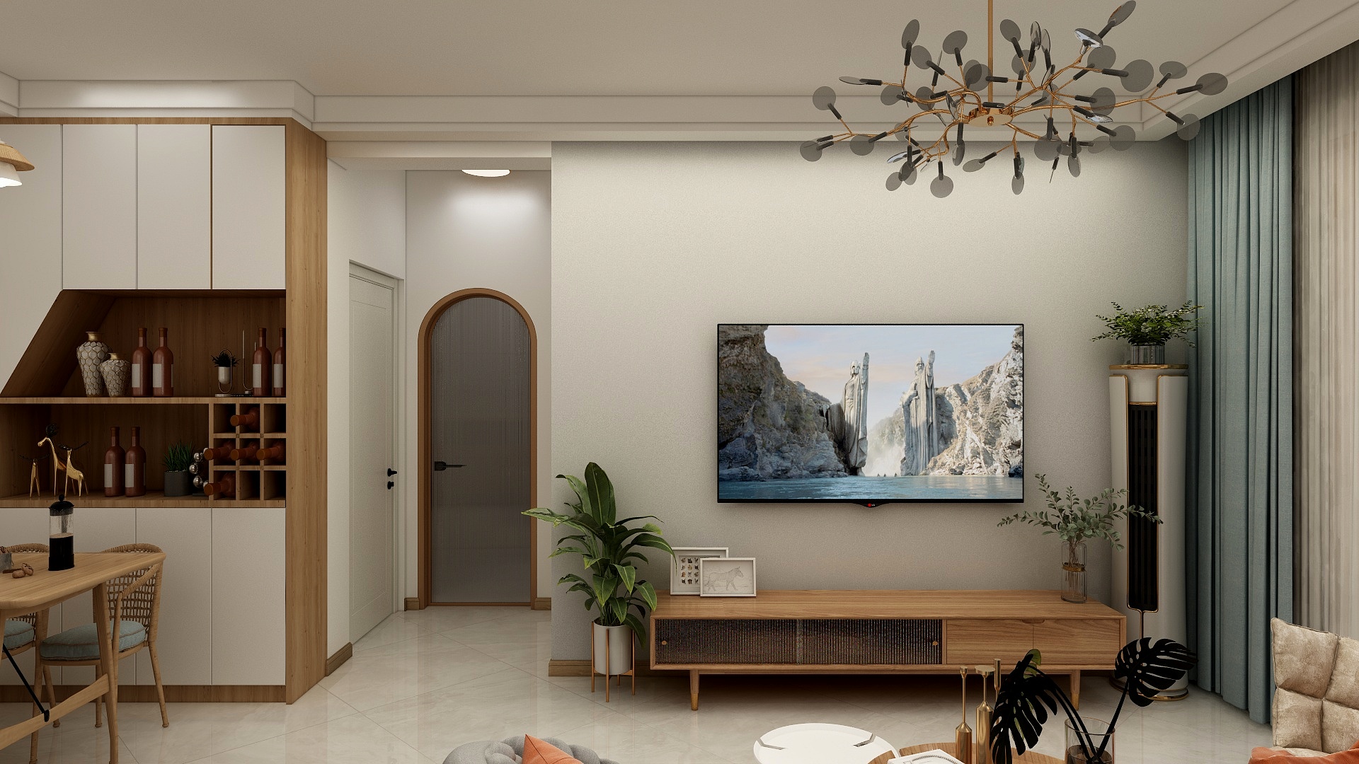 己任室内设计工作室-中心悦朗-VIP样板间-装修设计方案