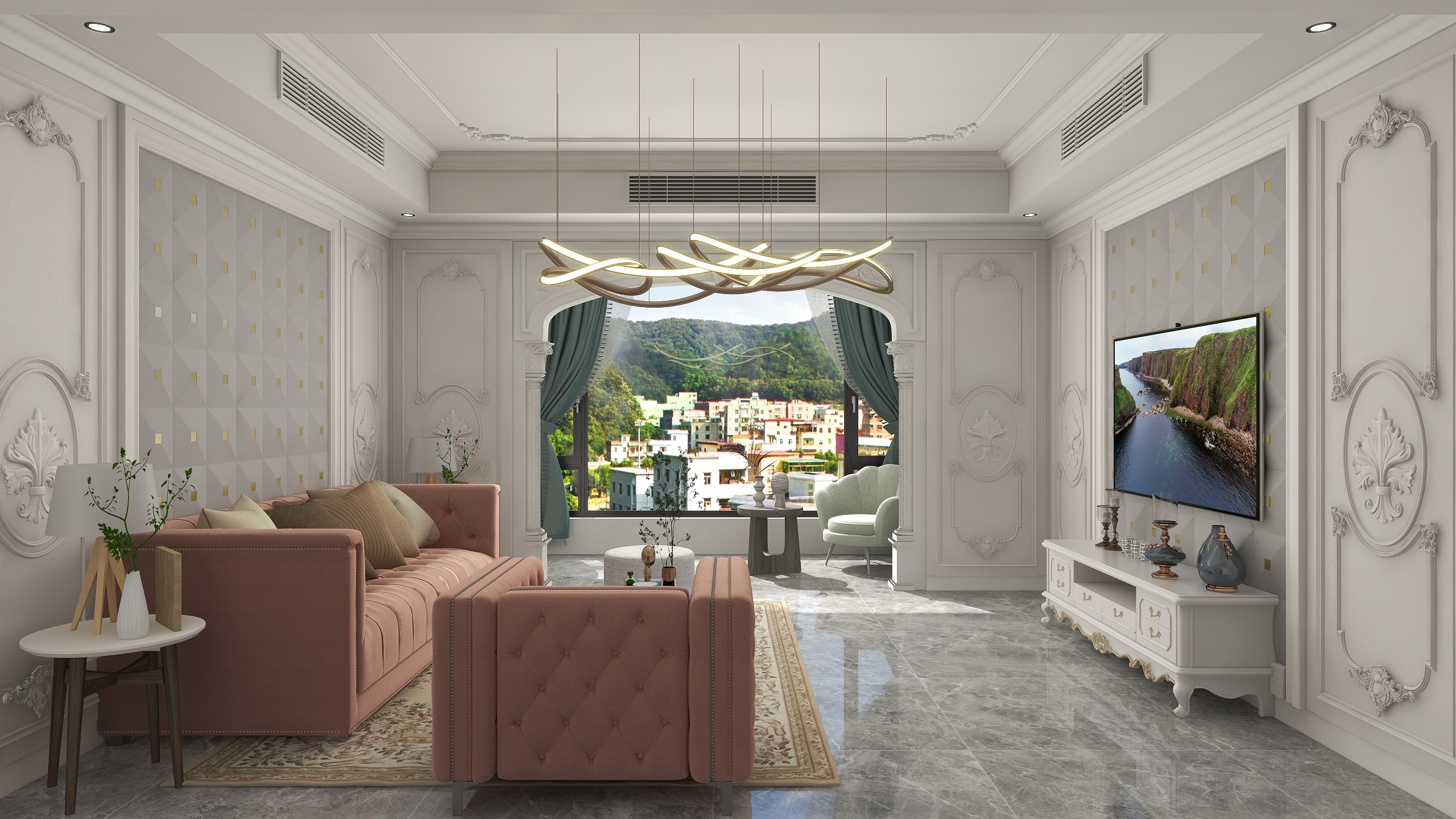 起点起步-美式全屋定制-装修设计方案