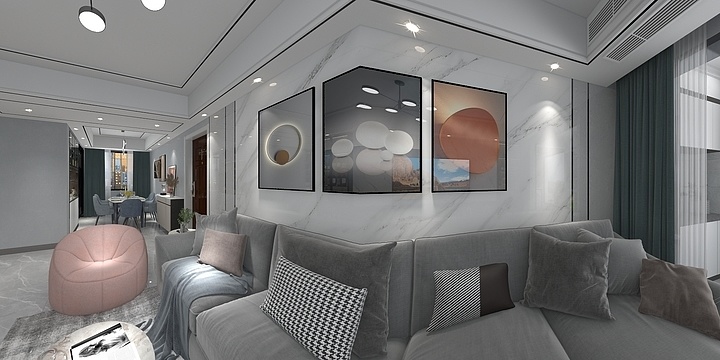 叶俊-[简约设计装饰]明发城市之光15-1206-装修设计方案