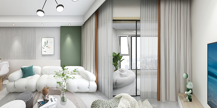 WPLANET-西双楠漫里87.5㎡-装修设计方案