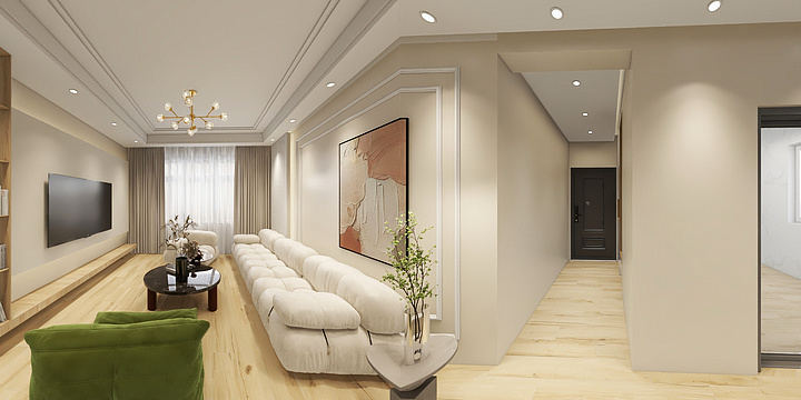 罗建海-木色奶油风-装修设计方案