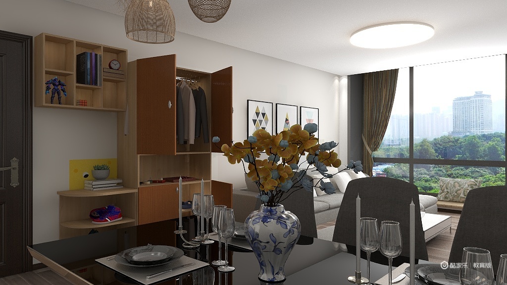 范孝友xeTP-单身公寓79㎡1室装修效果图
