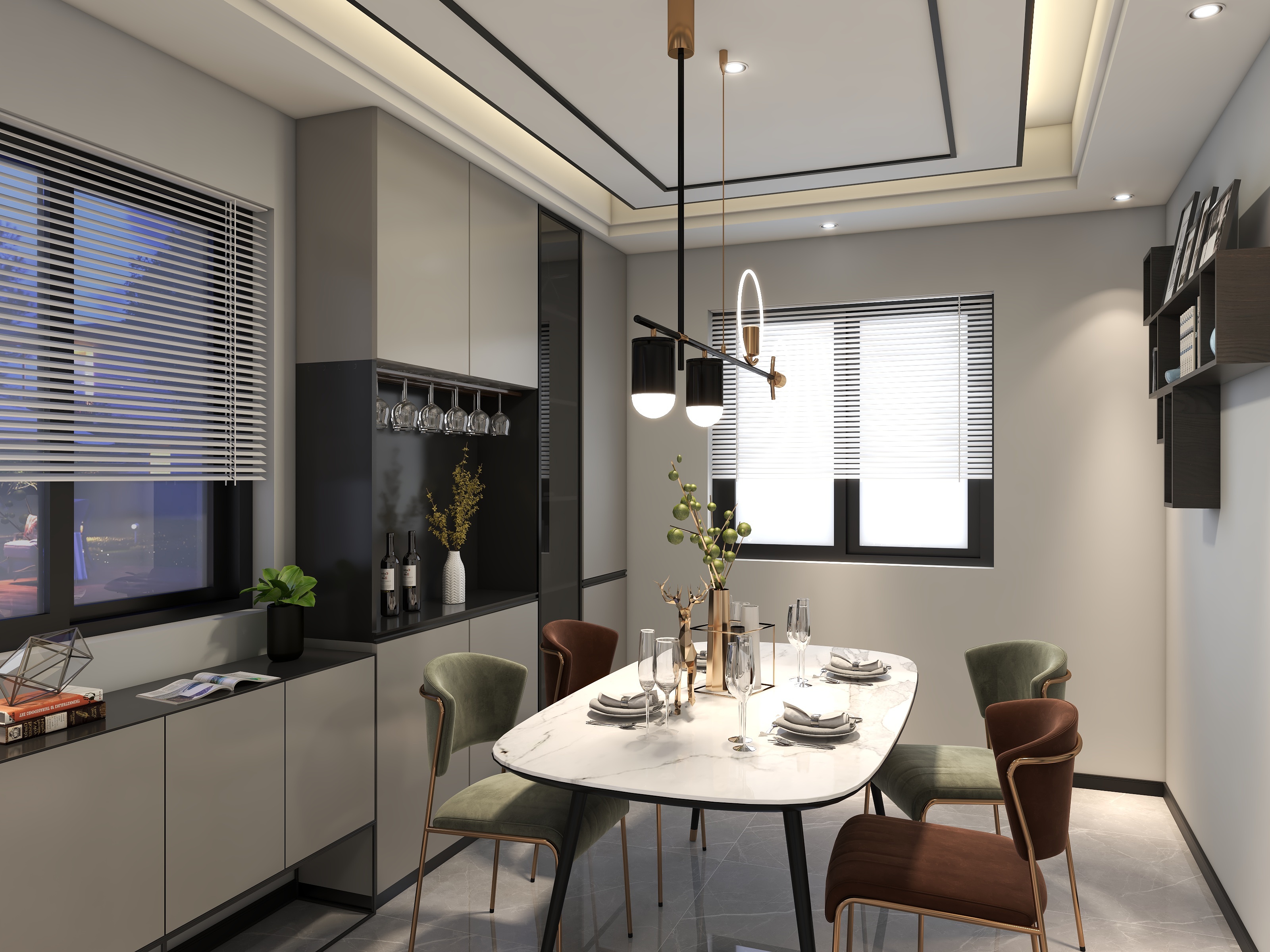 極品胖胖-瑞和园89.50㎡B户型3室2厅1卫-装修设计方案