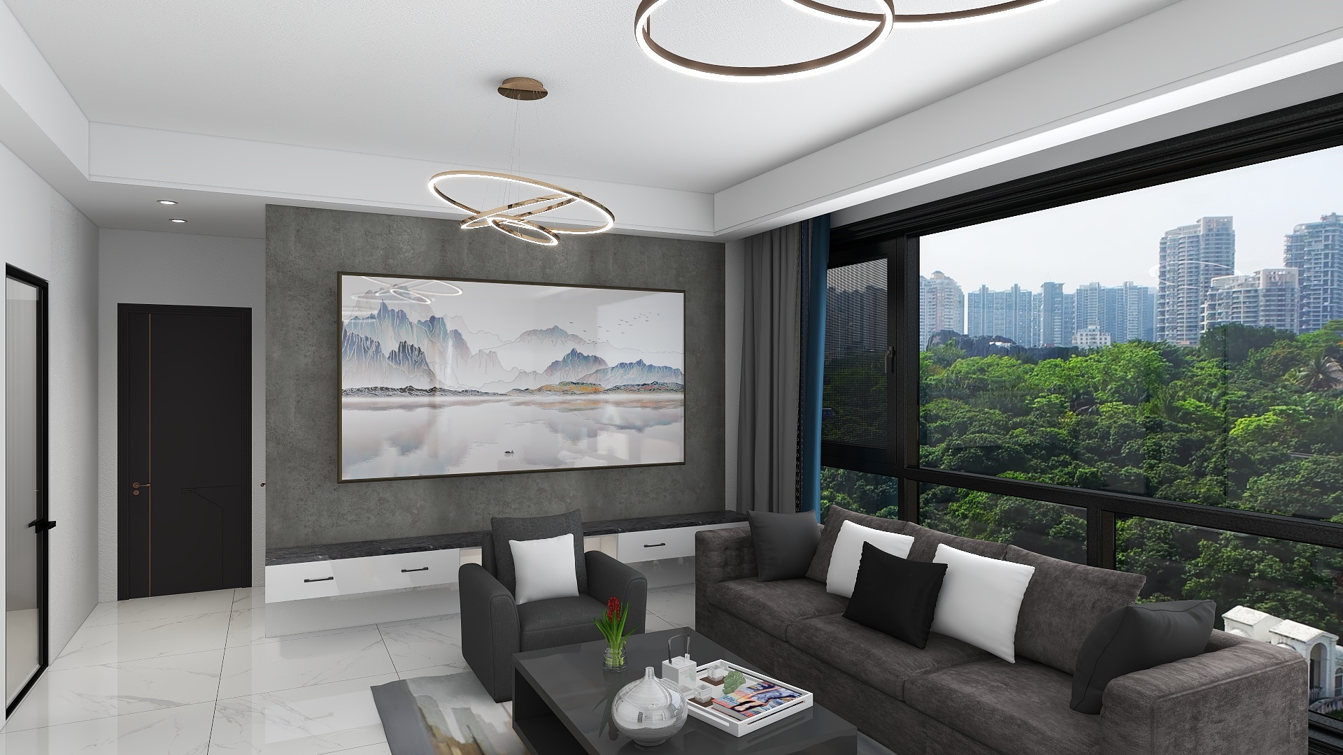 A设计小苏-瑞和园89.50㎡B户型3室2厅1卫-装修设计方案