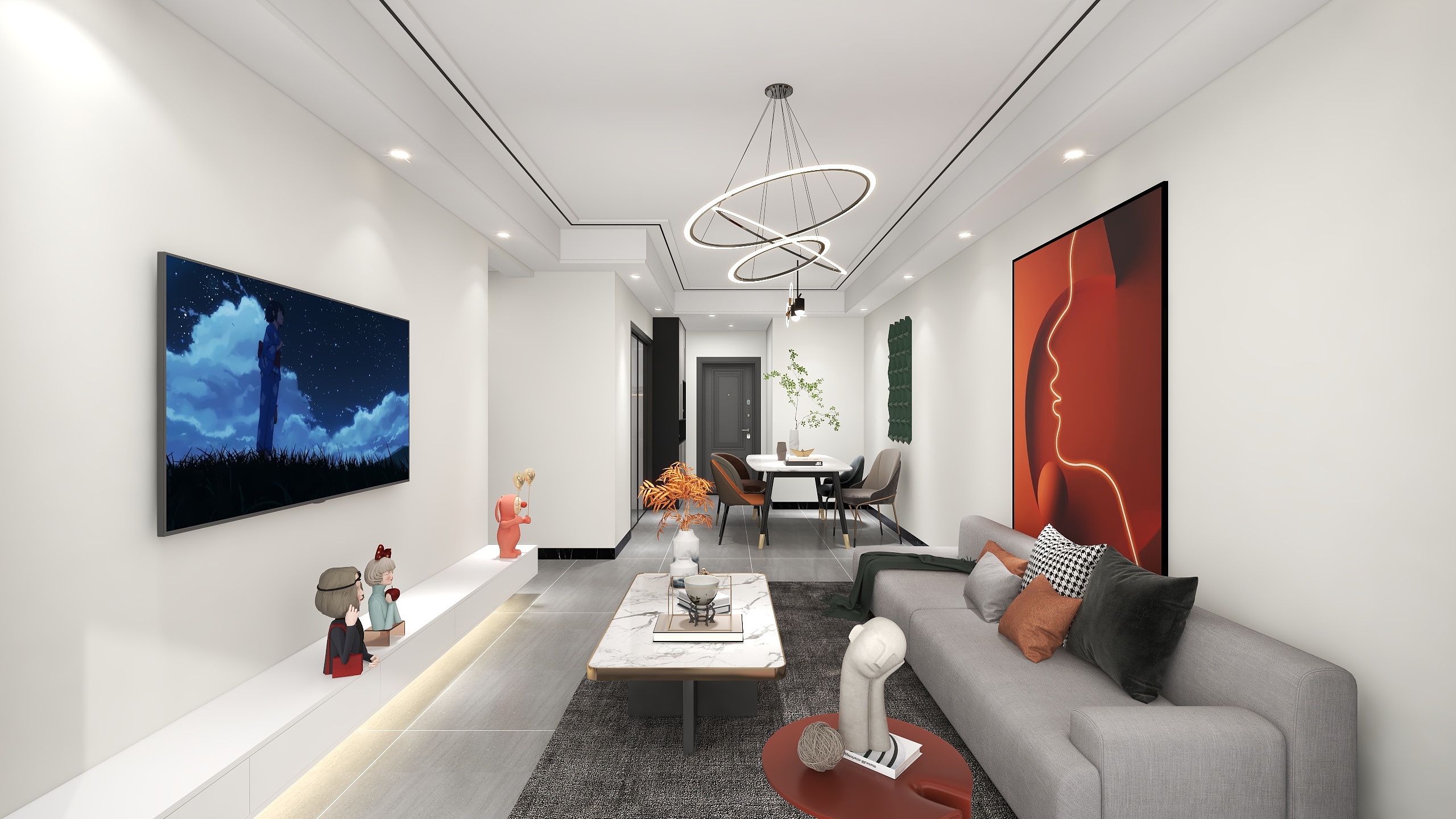 馒头跟米饭-漓江锦府23-1-1103-装修设计方案