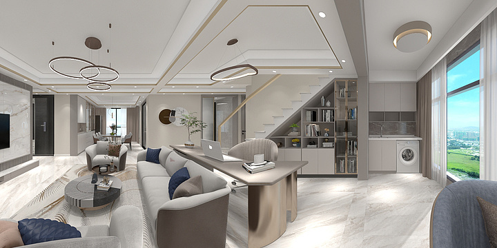 PENNY设计-未来中心16栋-现代轻奢-装修设计方案