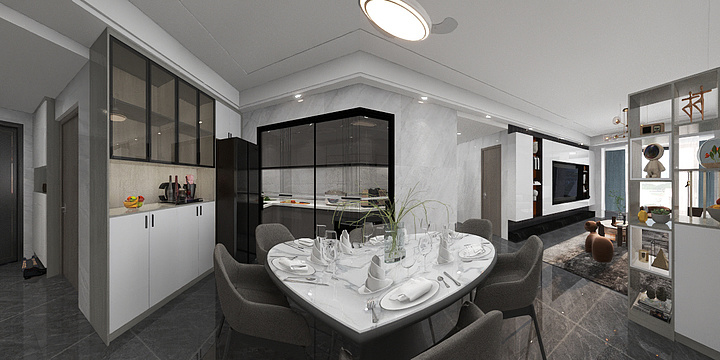 藤县星云设计-金源城5-1-203-装修设计方案