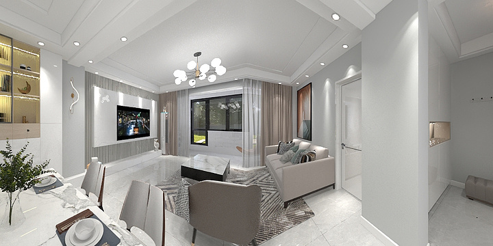 张坤-百匠-华府一号院-7-303室-装修设计方案