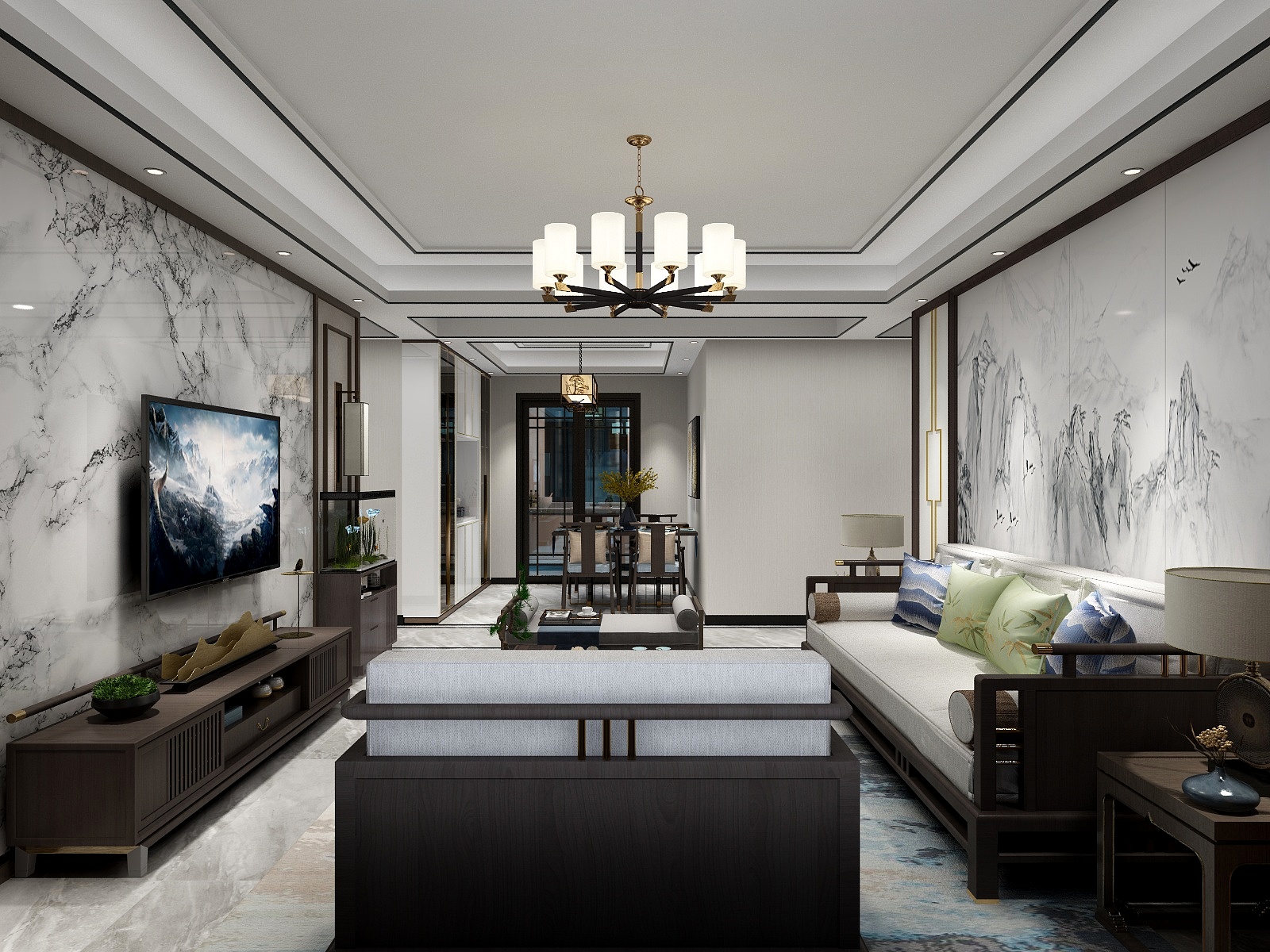 张文龙PVqz-玉清小镇装修效果图