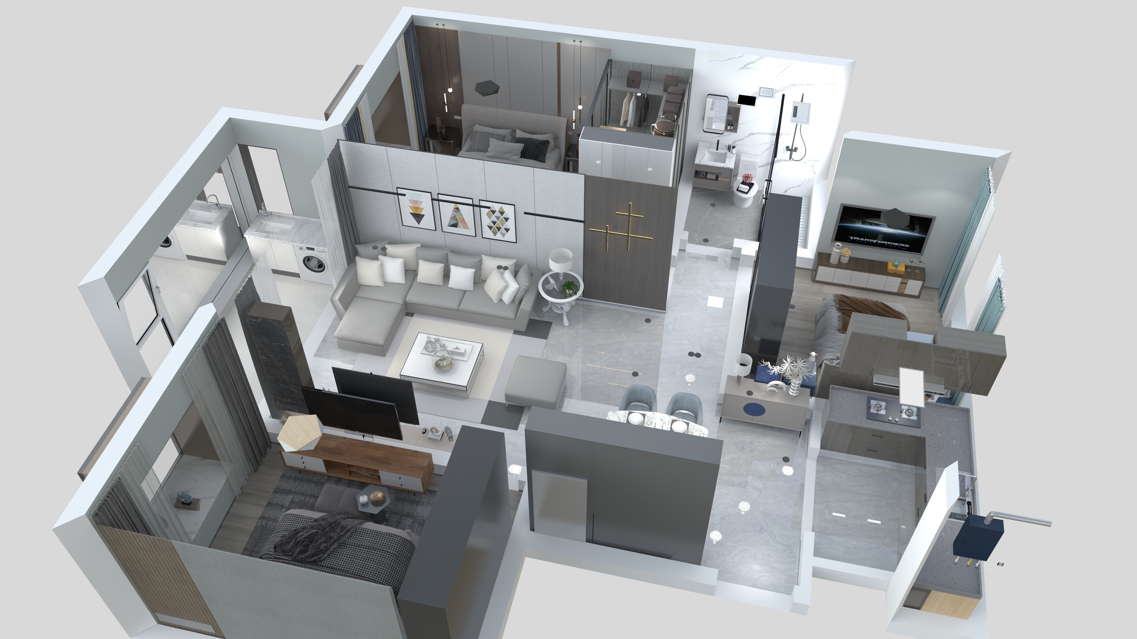 卢启铭-尚书府.dwg-装修设计方案