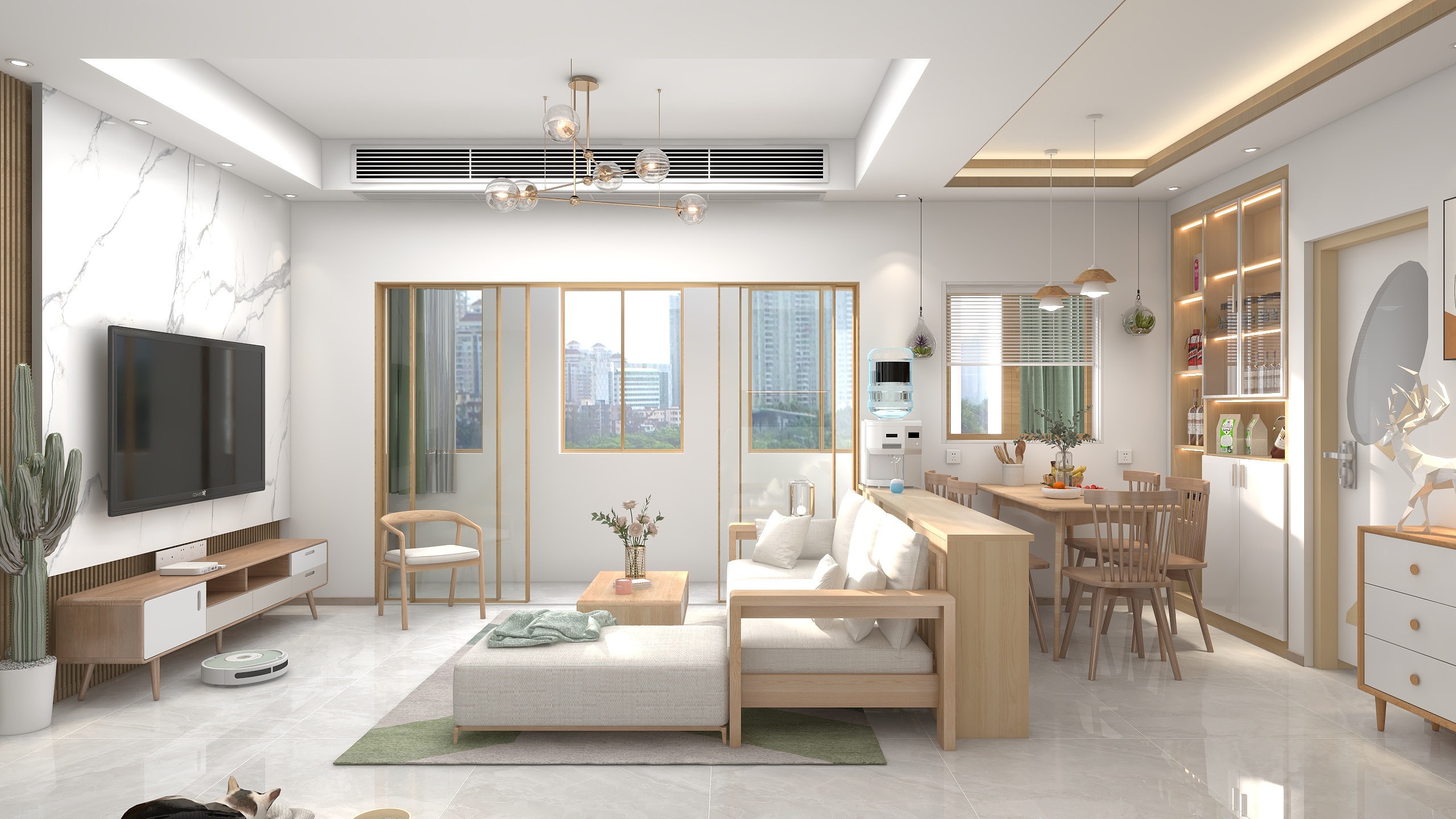 小志jlCm-瑞和园89.50㎡B户型3室2厅1卫-装修设计方案