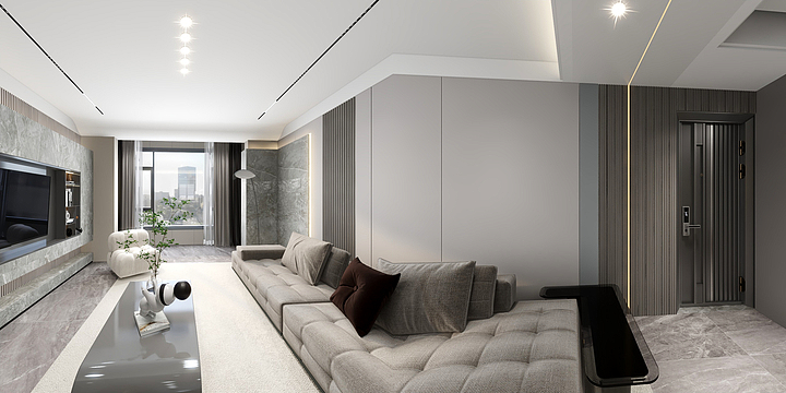 捌号工作室-绿地璀璨天城.dwg-装修设计方案