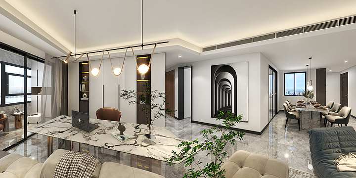 谌志辉-奥园铂翠6栋1单元501-装修设计方案