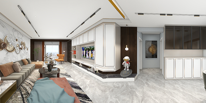 墨明夜-孛罗营A1户型-装修设计方案