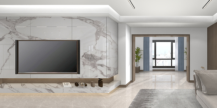 繁华的夜间-新块.dwg-装修设计方案