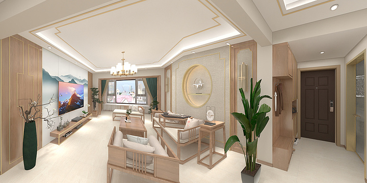 酒泉仁屋宅配品牌定制家居-豪汇明珠-装修设计方案