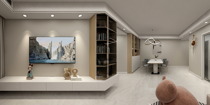 AmosZGQ-城东景苑李.dwg-副本-装修设计方案