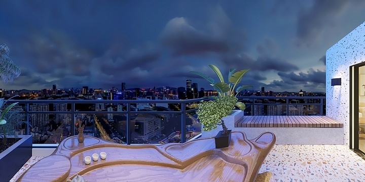 赵华民-现代风格（暖色）.dwg-装修设计方案