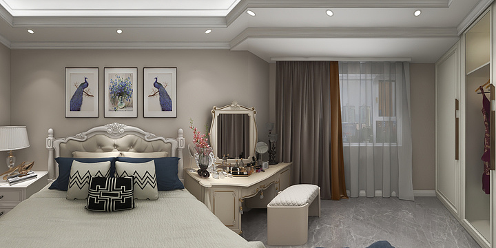 178*hikr-盛天尚郡-礼悦东方二期21-3-3-2李先生效果图-副本-副本-装修设计方案