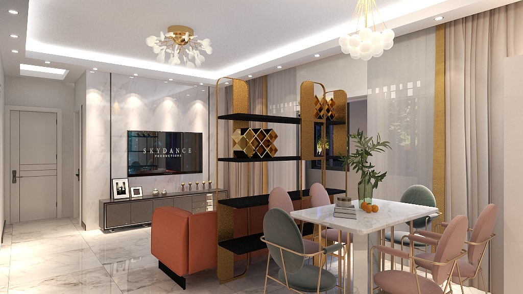 杨佐明-瑞和园89.50㎡B户型3室2厅1卫-装修设计方案