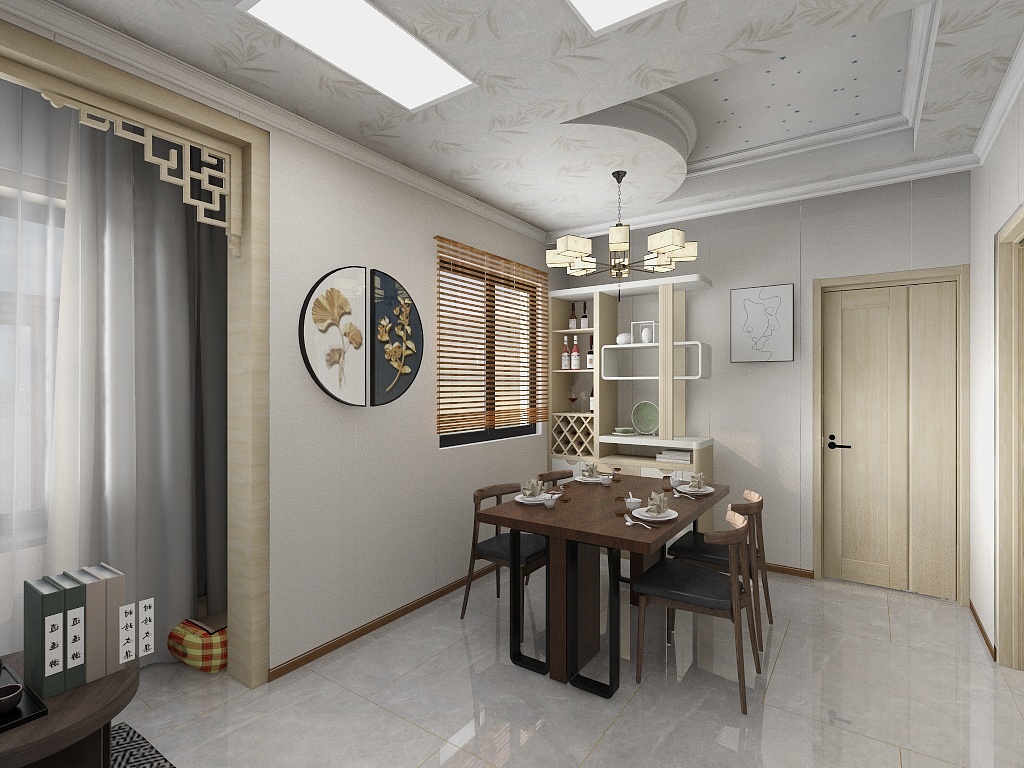 设计师海-瑞和园89.50㎡B户型3室2厅1卫-装修设计方案