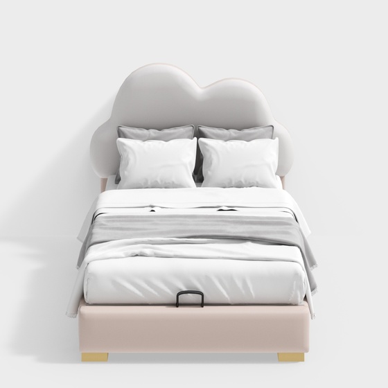 Modern Kid's Beds,beige