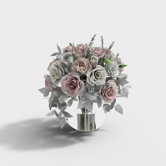 Modern Flower,Flowers,gray