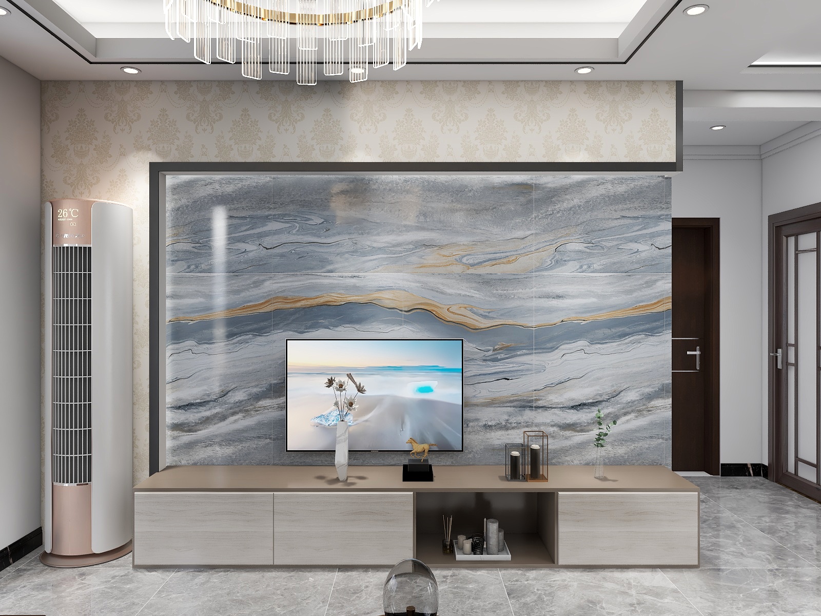 平常人dBpf-80平现代二居-装修设计方案