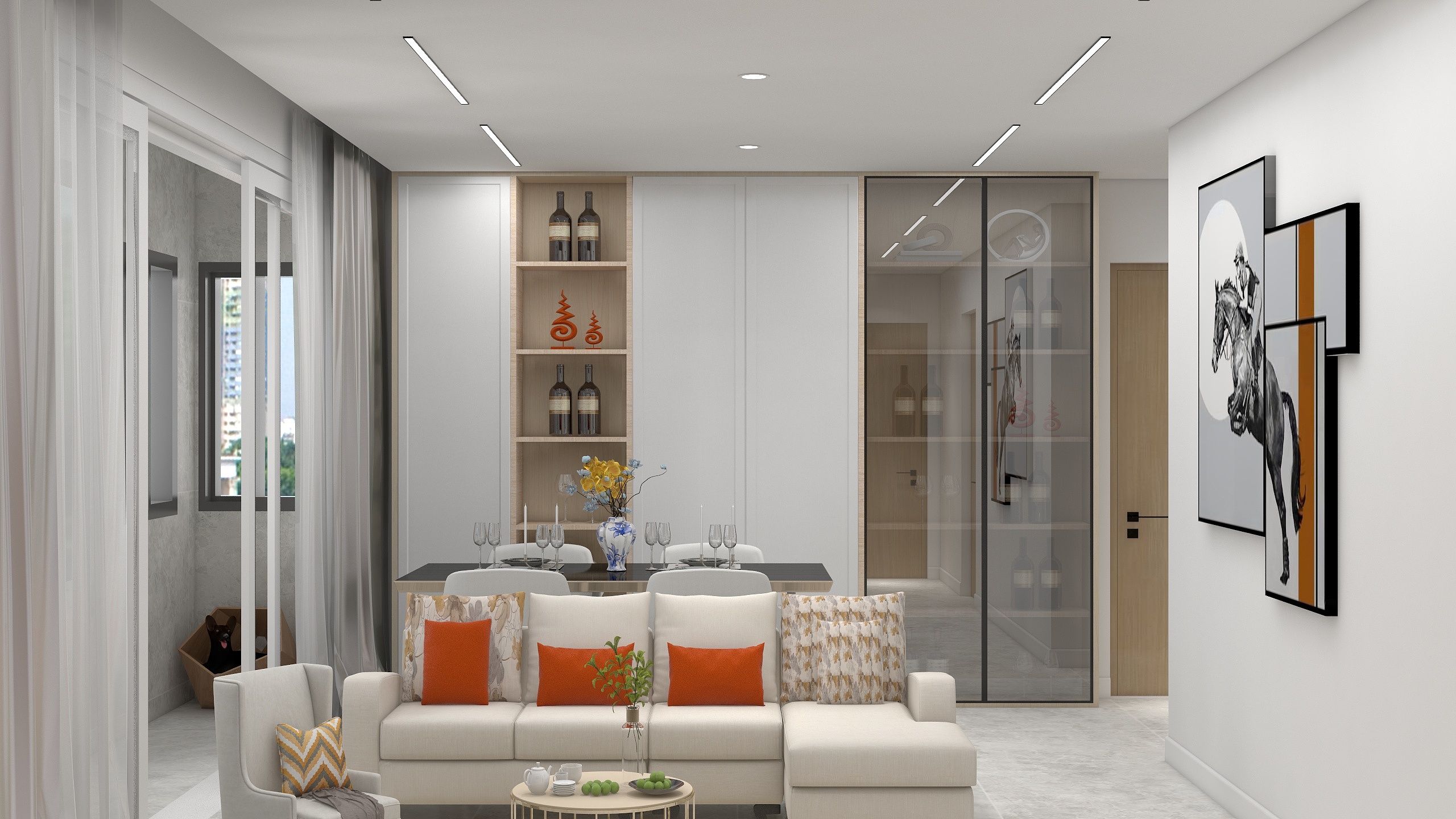 空_时_-瑞和园89.50㎡B户型3室2厅1卫-装修设计方案