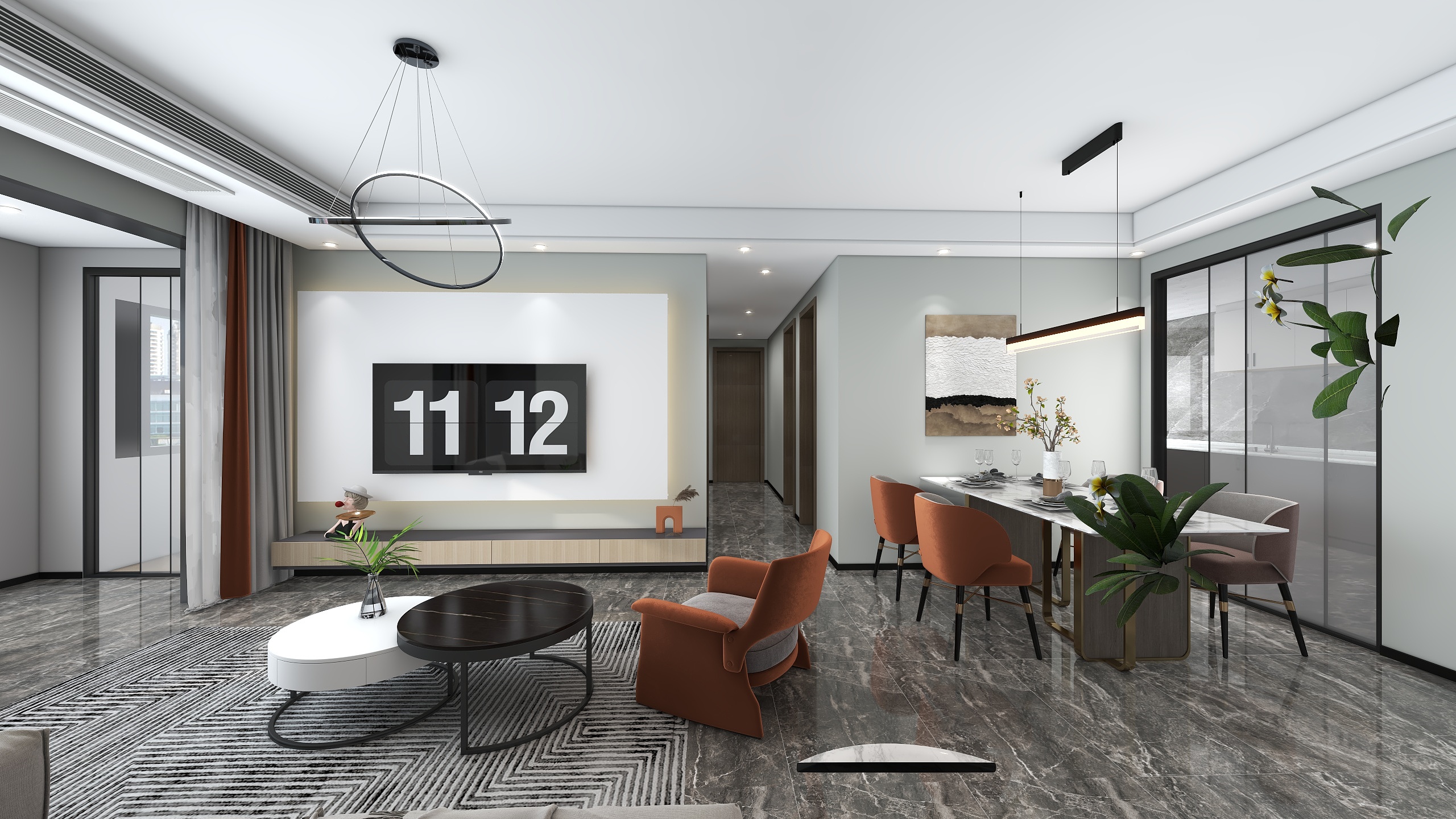 大铭董-113平碧桂园现代风格-装修设计方案