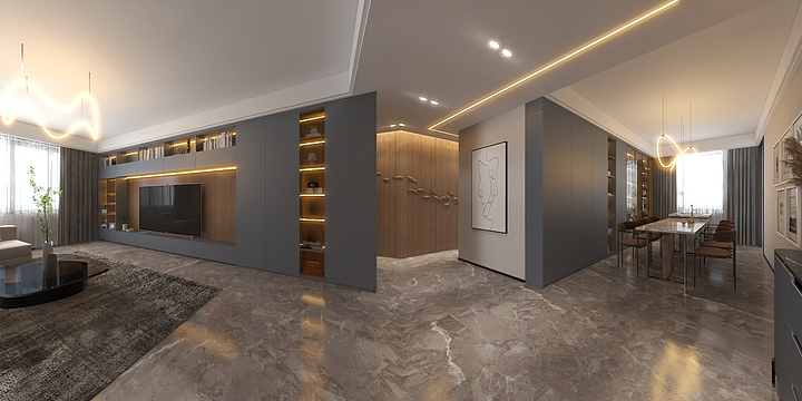 XCSJA-品觉著居丨何先生高级灰雅居-装修设计方案