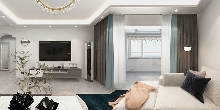 云设计qNFG-匹克花园12#1-304-装修设计方案